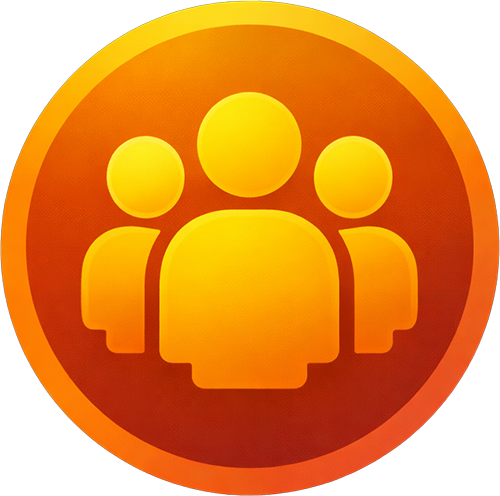 icon of 3 people